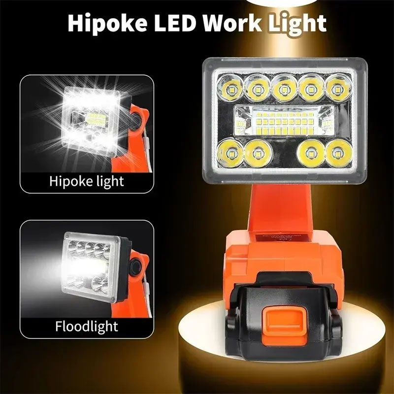 مصباح عمل لاسلكي LED مناسب لأد - مراجعة Black+Decker Tool Cordless وسعره