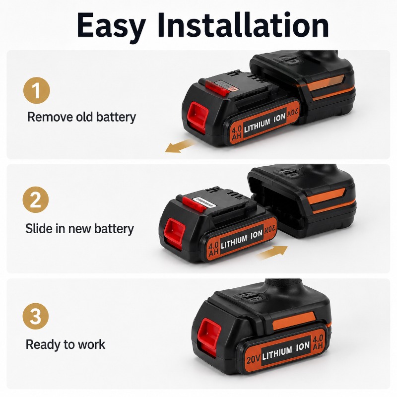 بطارية 20 فولت 6.0 أمبير ساعة  - مراجعة Black+Decker Tool Cordless وسعره