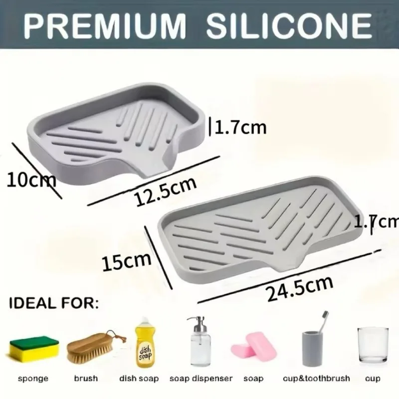 حامل صابون ذاتي التصريف من الس - مراجعة Silicone Tap Washer وسعره