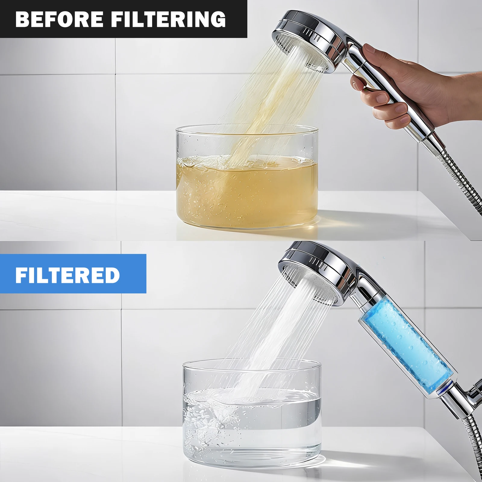20 قطعة فلتر قطن PP لرأس الدش، - مراجعة Shower Valve Cartridge وسعره